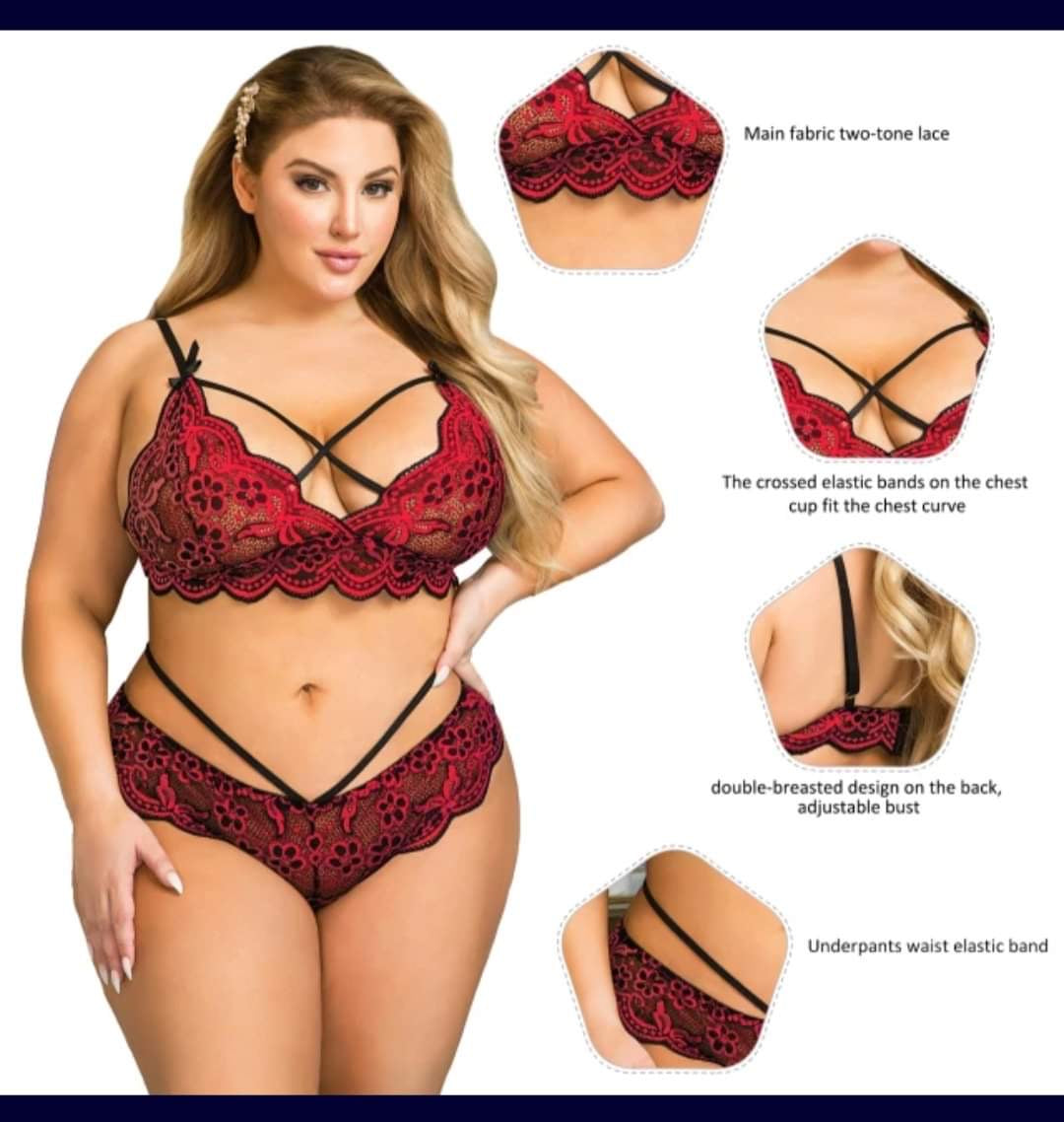 Sexy V-Neck Sheer Floral Lace
